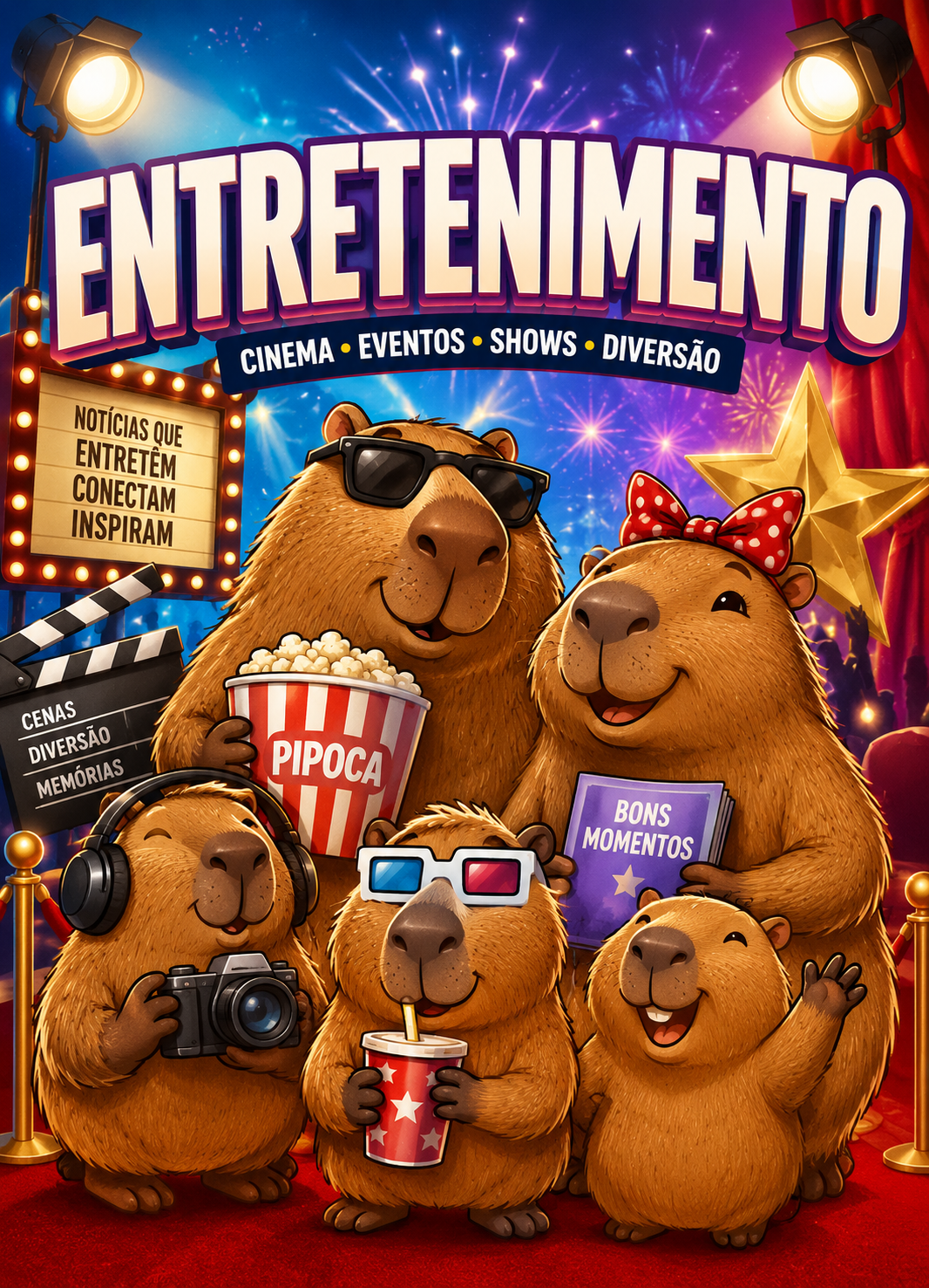 Navegue pela Categoria de Entretenimento